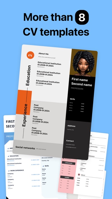 CV Maker & Resume Builder app Screenshot