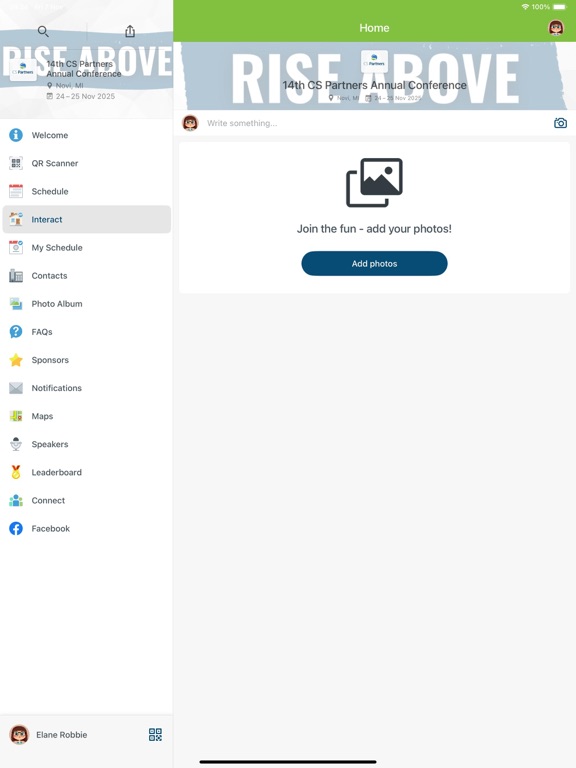 CS Partners Annual Conference iPad screenshot 2 - Business app