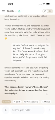 Riddle: AI Advice & Journal Screenshot 5 of 6