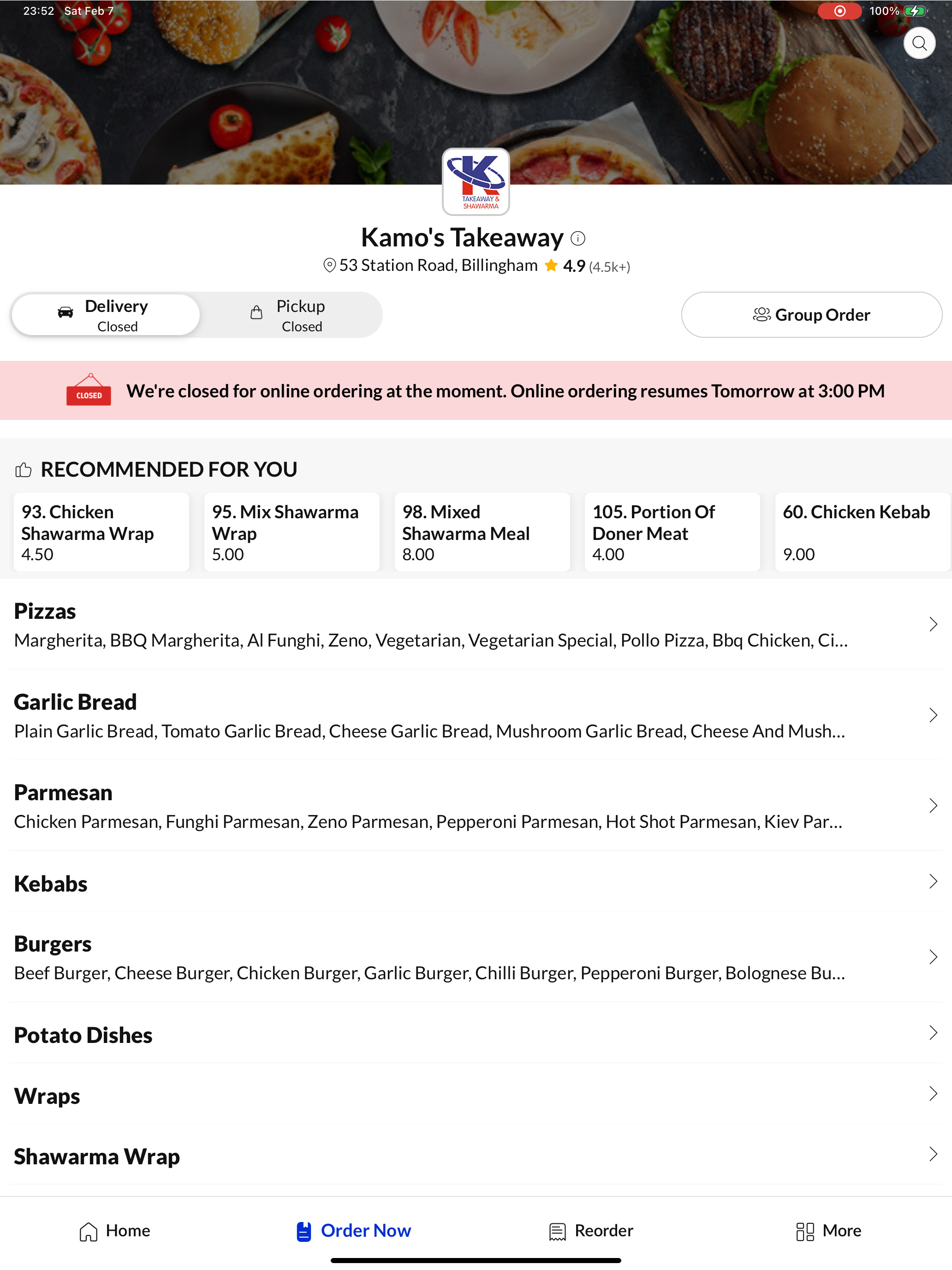 Kamo's Takeaway