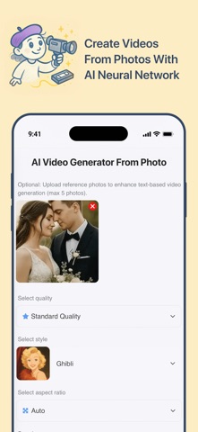 Promli: AI Photo Video Creator iPhone screenshot