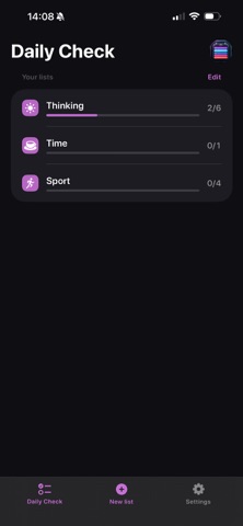 Daily Check Widget Screenshot 4 of 6
