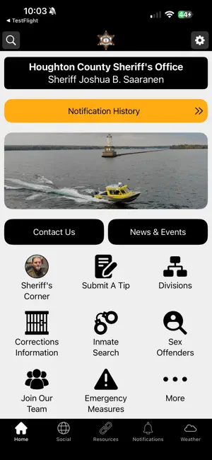 Houghton Co Sheriff, MI screenshot 1