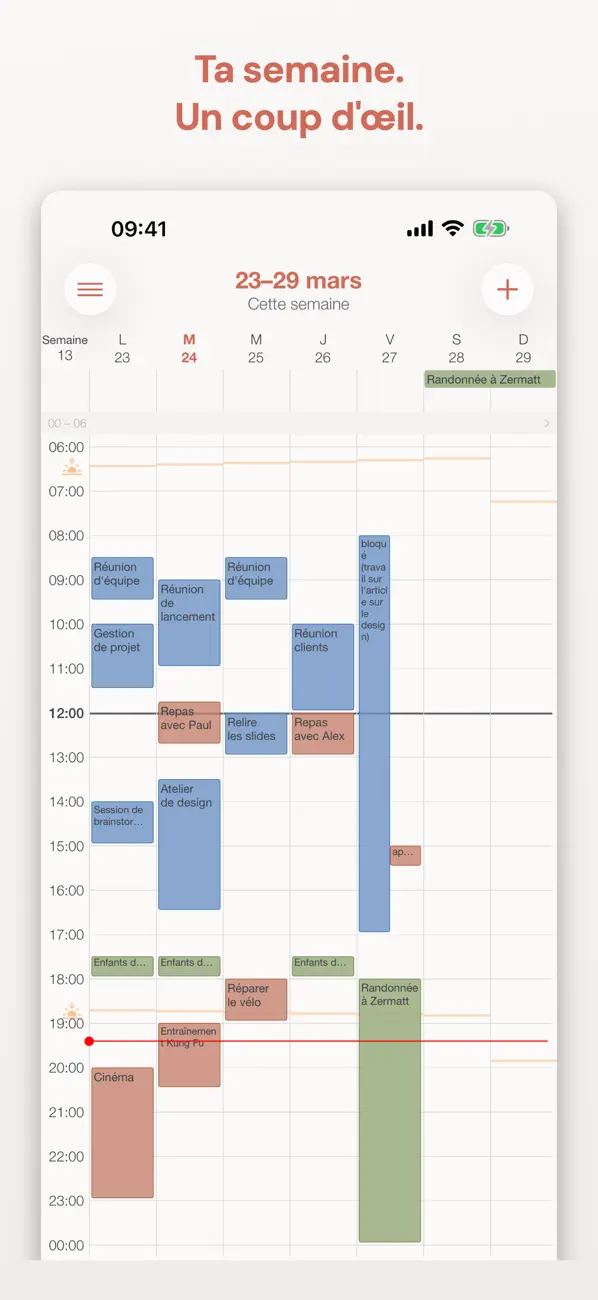 Screenshot #1 pour Appoint - Calendrier Smart