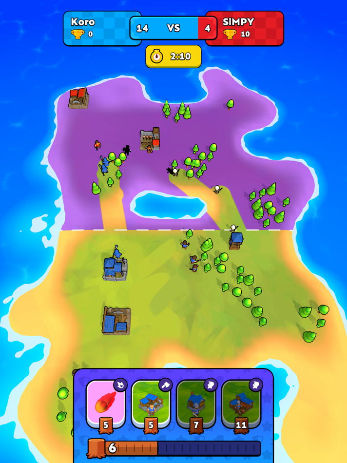 #7. Tiny Clash! (iOS) 由: Voodoo