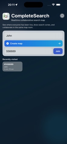 CompleteSearch screenshot