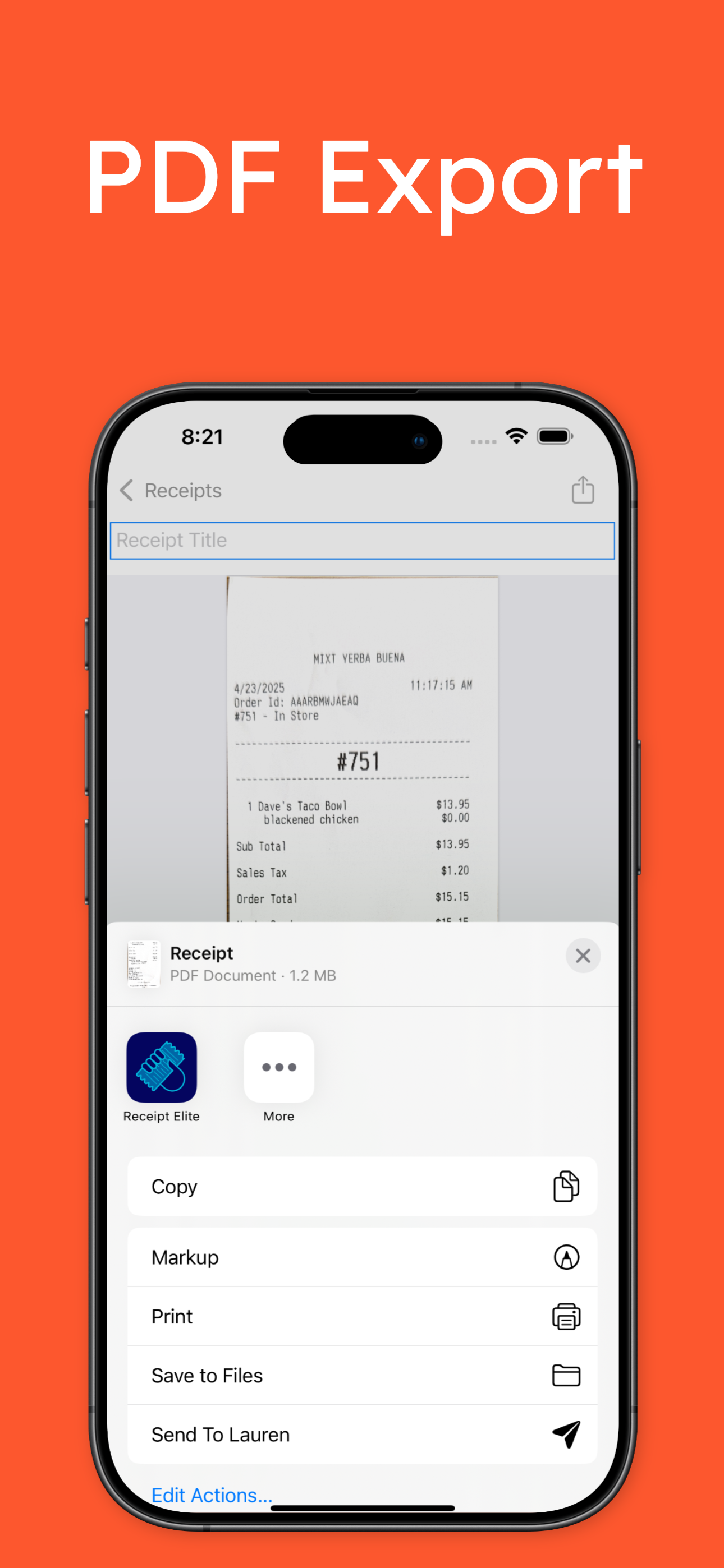 Receipt Elite