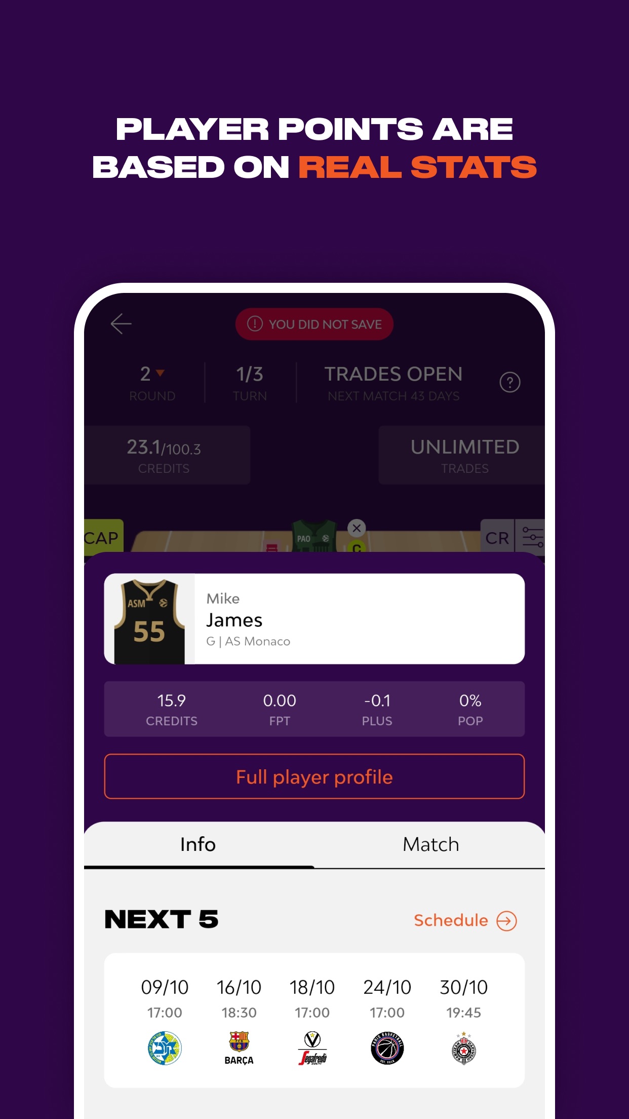 Screenshot 4 of EuroLeague Fantasy Challenge