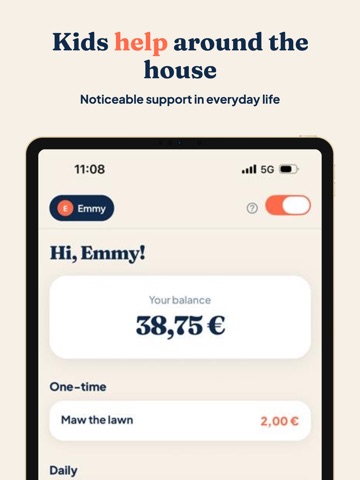 Family Allowance & Chores iPad screenshot