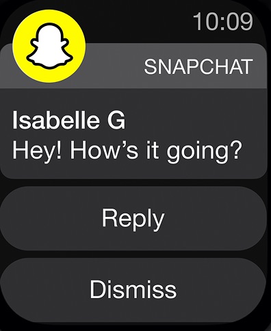 Apple Watch screenshot