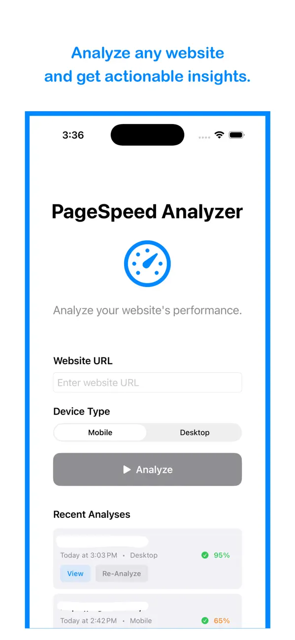 #1. PageSpeed: SEO Audit & Speed (iOS) De: BigBalli Consulting llc