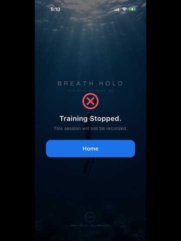 Breath Hold - FreeDive iPad screenshot