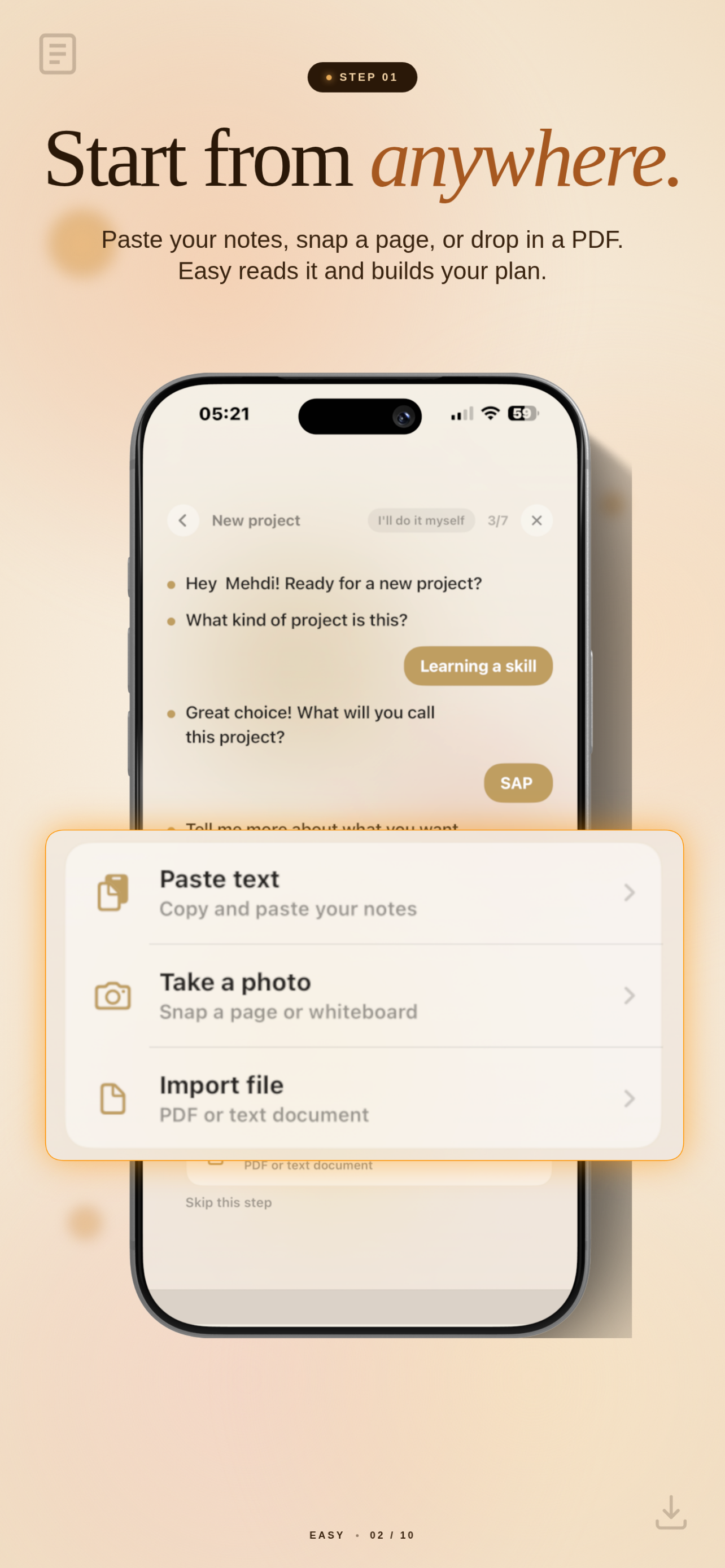 Easy - AI Smart Goal Planner screenshot 2