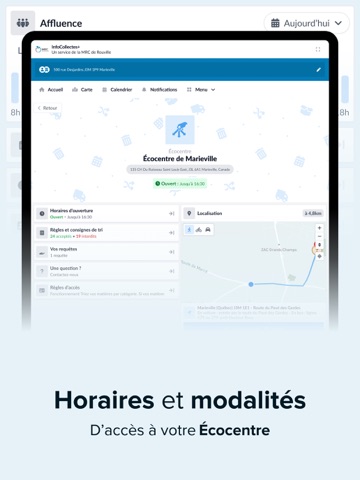 InfoCollectes+ iPad screenshot