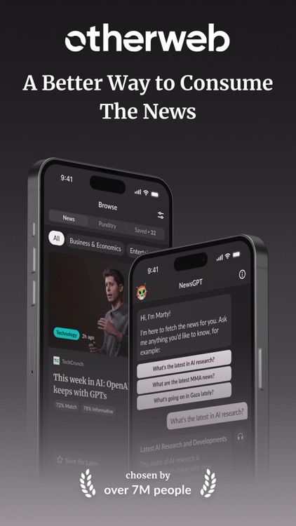 Otherweb: junk-free news screenshot-0