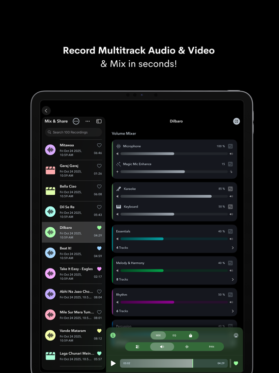 NaadSadhana | Sing Play Record iPad screenshot 7 - Music app