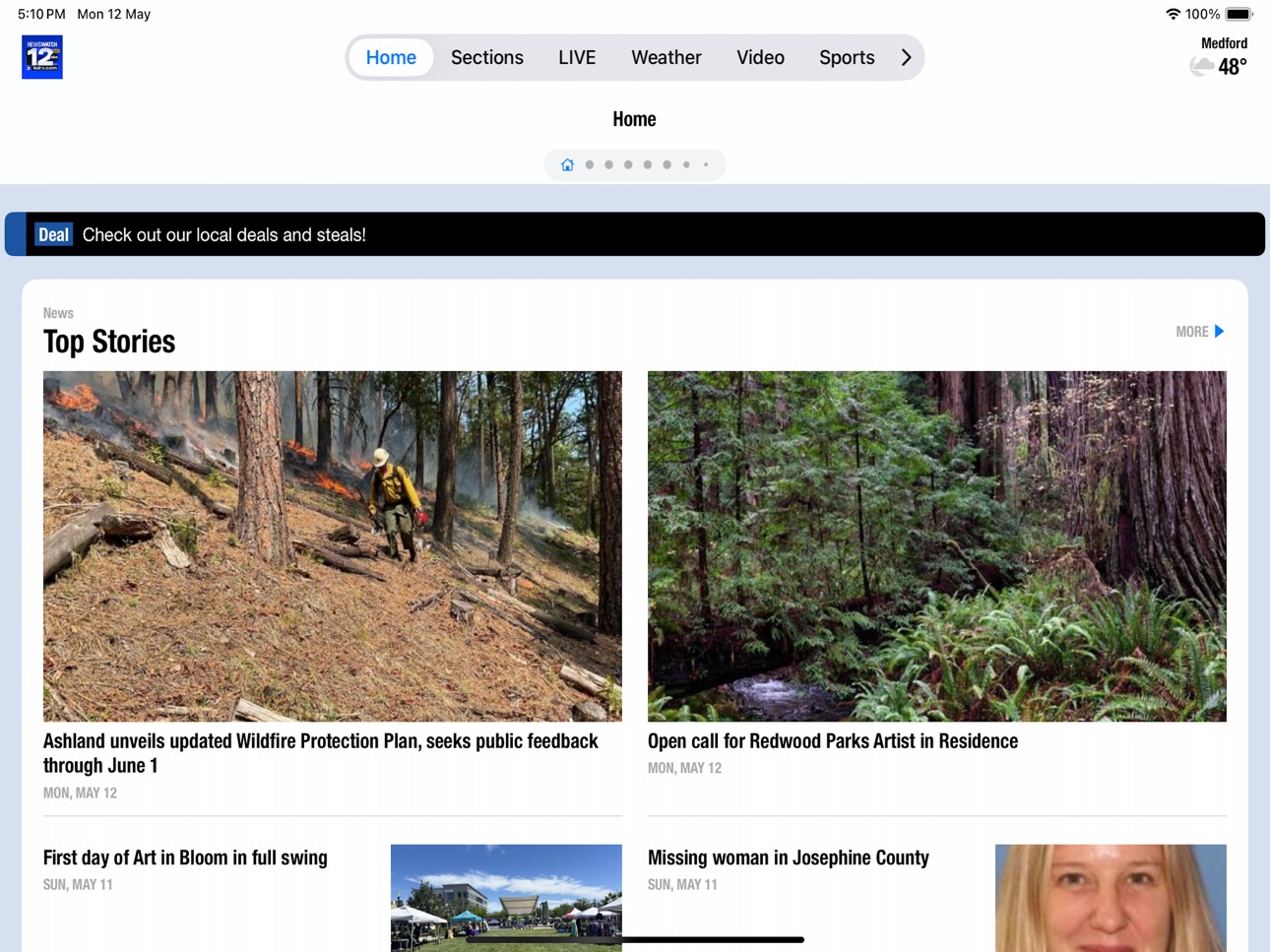 iPad screenshot