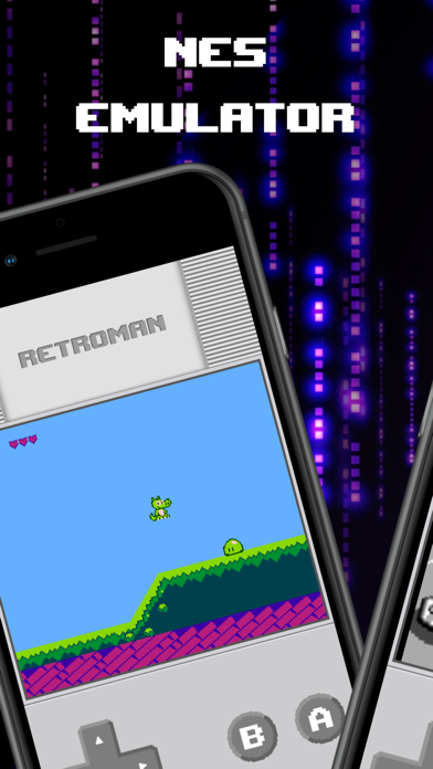 Retroman: GameBoy NES Emulator app screenshot