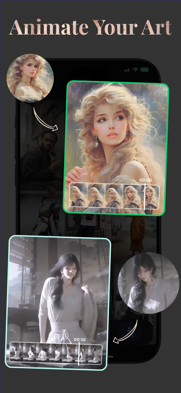 Screenshot #1 pour Aura: AI Photo Video Generator