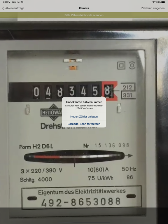 Screenshot #6 pour MeterCollect Ablese-App