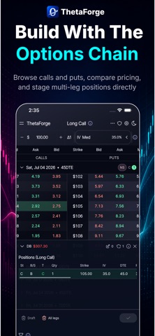 ThetaForge: Options Analyzer Screenshot 3 of 10
