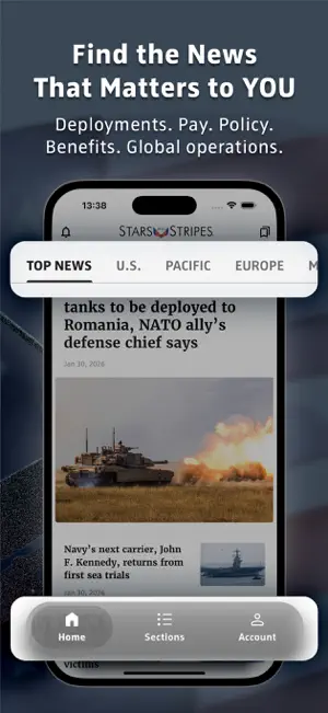 Stars & Stripes: Military News screenshot 3
