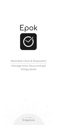 Epok: Resizable Clock & More Screenshot 1 of 4
