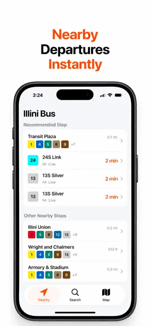 Illini Bus for CUMTD screenshot 2