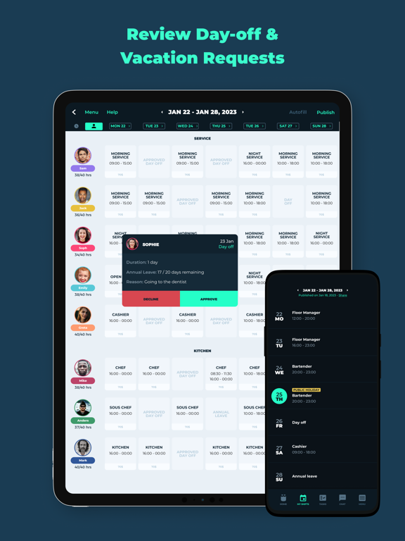Screenshot #5 pour Employee Scheduling by BLEND
