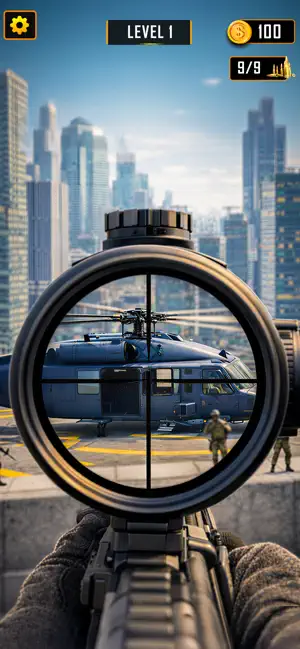 Sniper Shot Gun Shooting Game screenshot 1