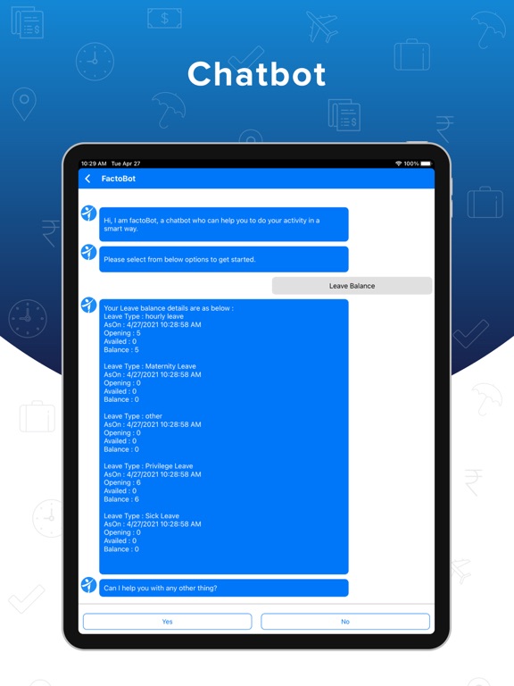 Screenshot #6 pour FactoHR Mobile Solutions