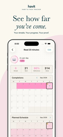 Daily Habit Tracker - Havit Screenshot 4 of 6
