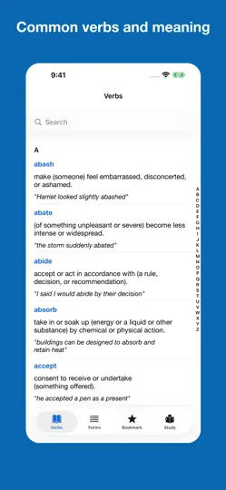English Verb Conjugation iPhone Ekran Görüntüsü 2