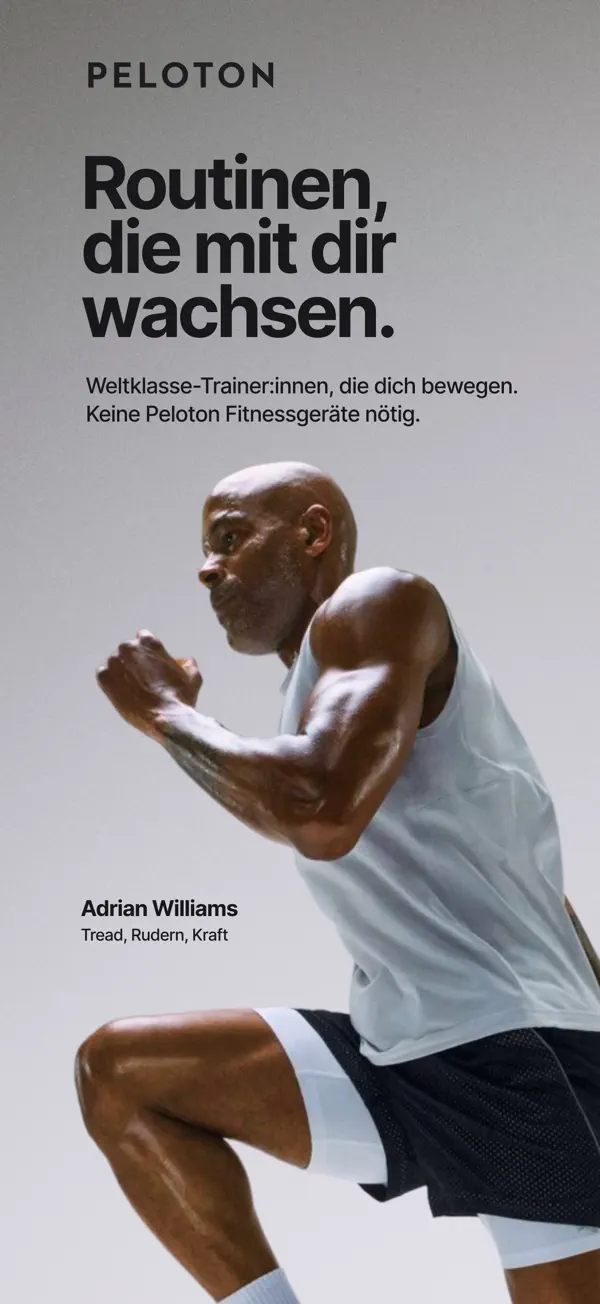 Peloton: Fitness & Workouts iPhone App Screenshot 1 – Gesundheit & Fitness