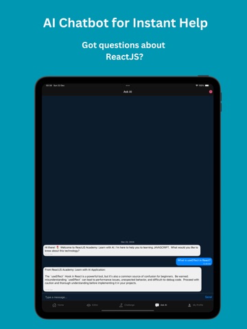 Learn React: Build Apps iPad screenshot