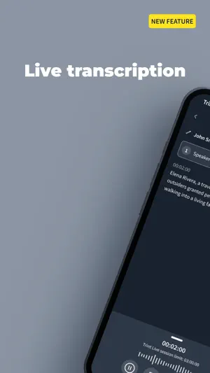 Trint screenshot 1