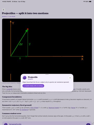 HSC Study Physics iPad screenshot