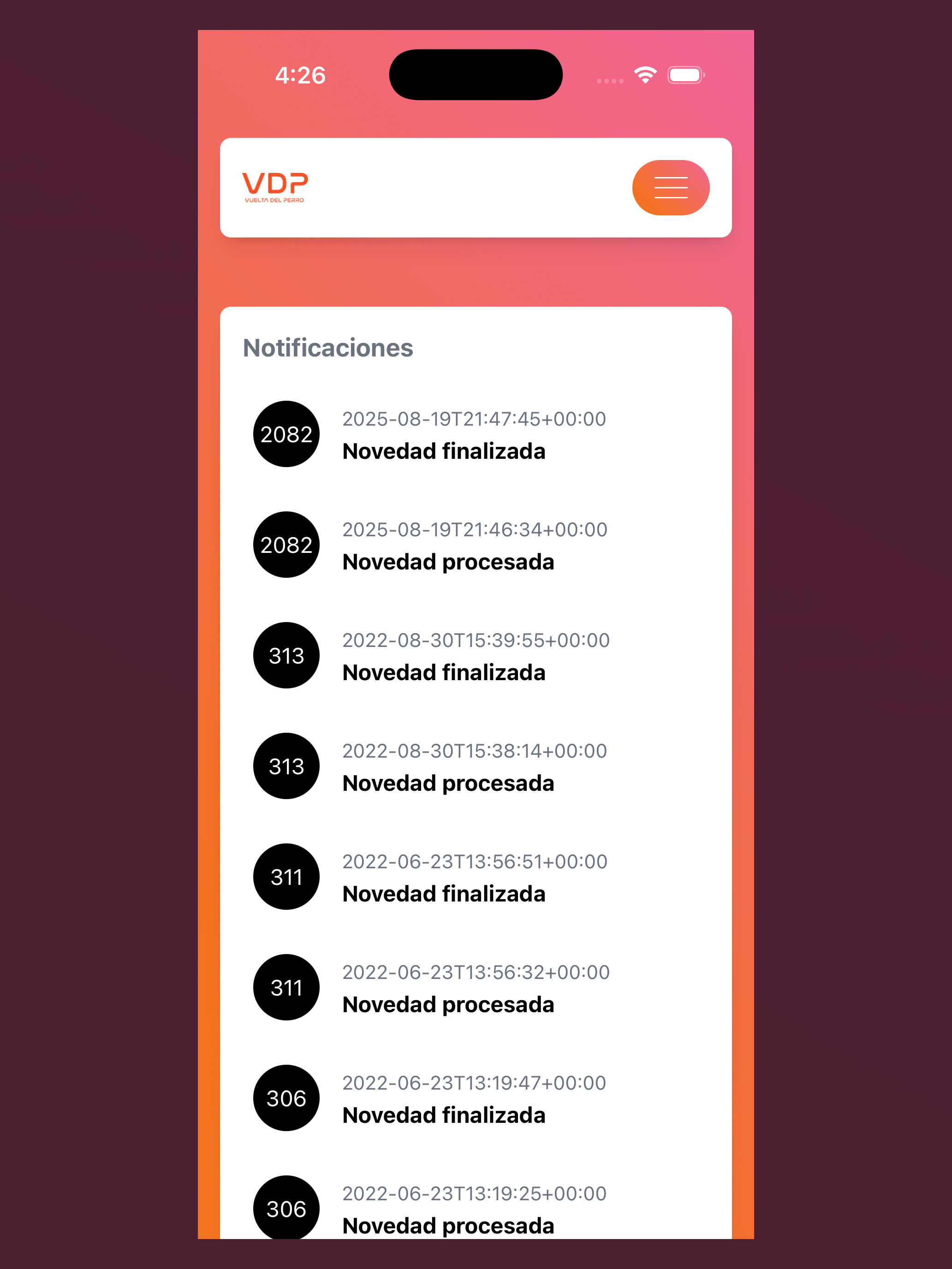 VDP APP