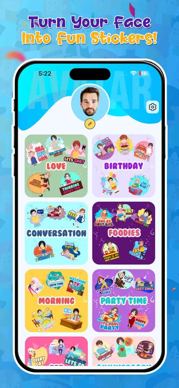 Screenshot #2 pour Avatar Maker for WhatsApp