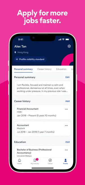 Jobsdb: Jobs & Part-time Work iPhone screenshot 6