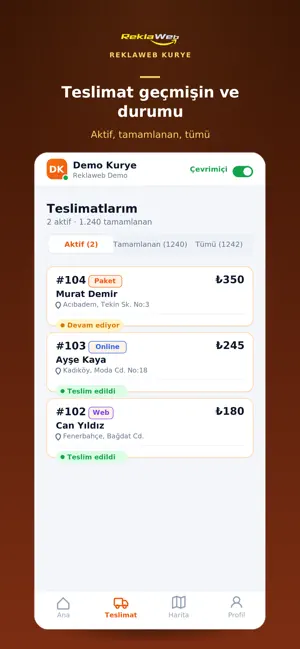 Reklaweb Kurye screenshot 4