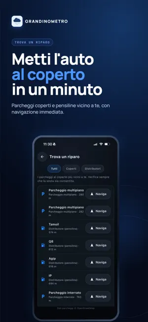Grandinometro screenshot 2