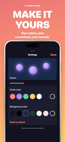 Finger Chooser: Random Picker Screenshot 6 of 7