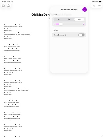 Strum Songbook - Guitar chords iPad screenshot