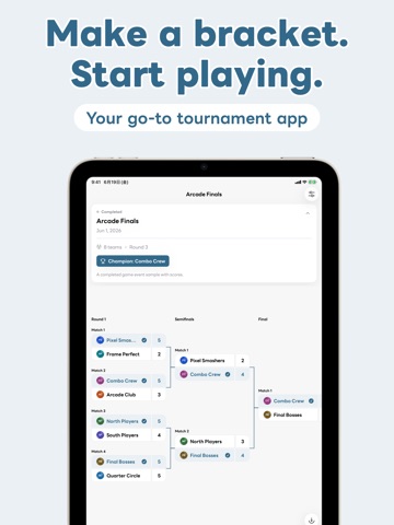 Bracket Maker: Tournament Draw iPad screenshot