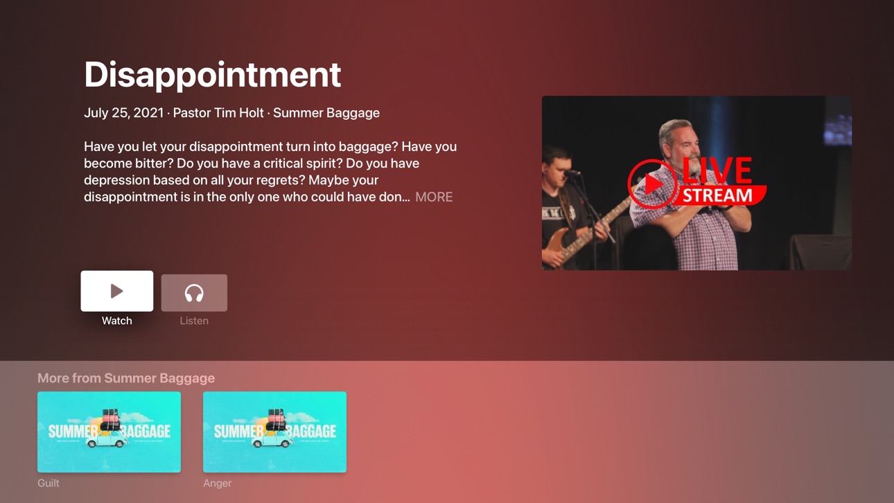 Apple TV screenshot