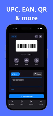 Barcode Generator - Codg Screenshot 2 of 4
