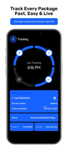 Package Tracker -Track Parcels iPhone screenshot