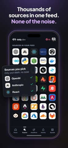 daily.dev: AI & Tech News Feed Screenshot 5 of 7