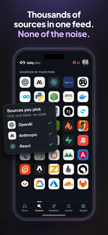 daily.dev: Noticias Tech e IA screenshot 5 of 7